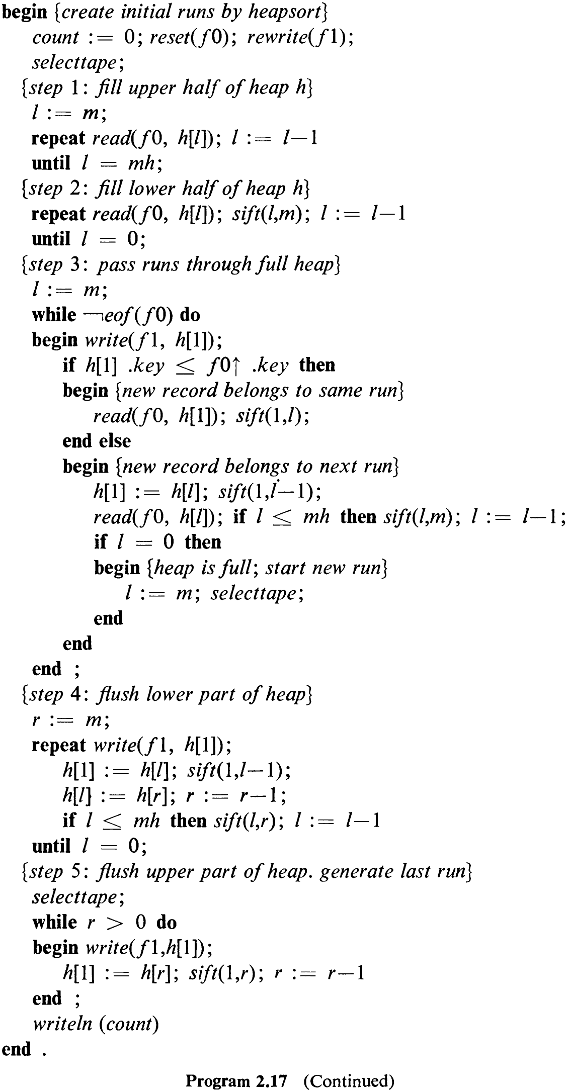 Program 2.17 (Continued)