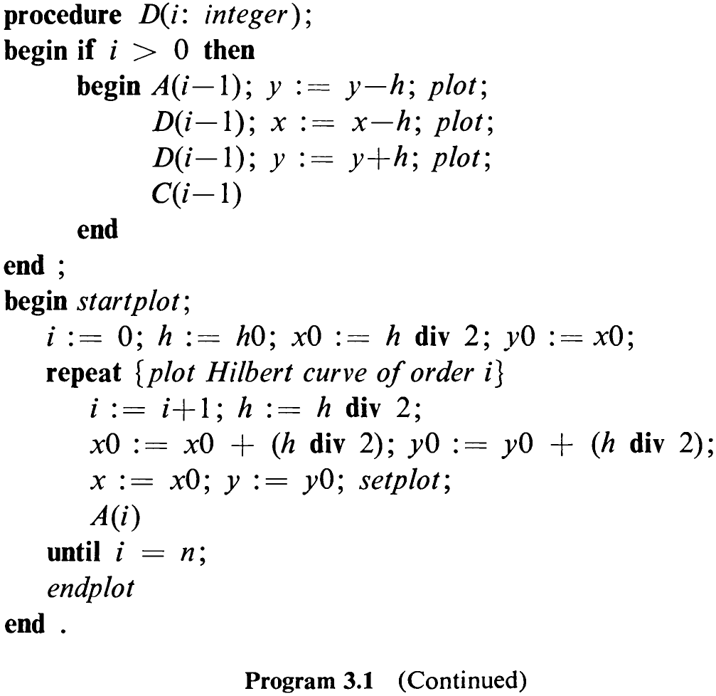 Program 3.1 (Continued)
