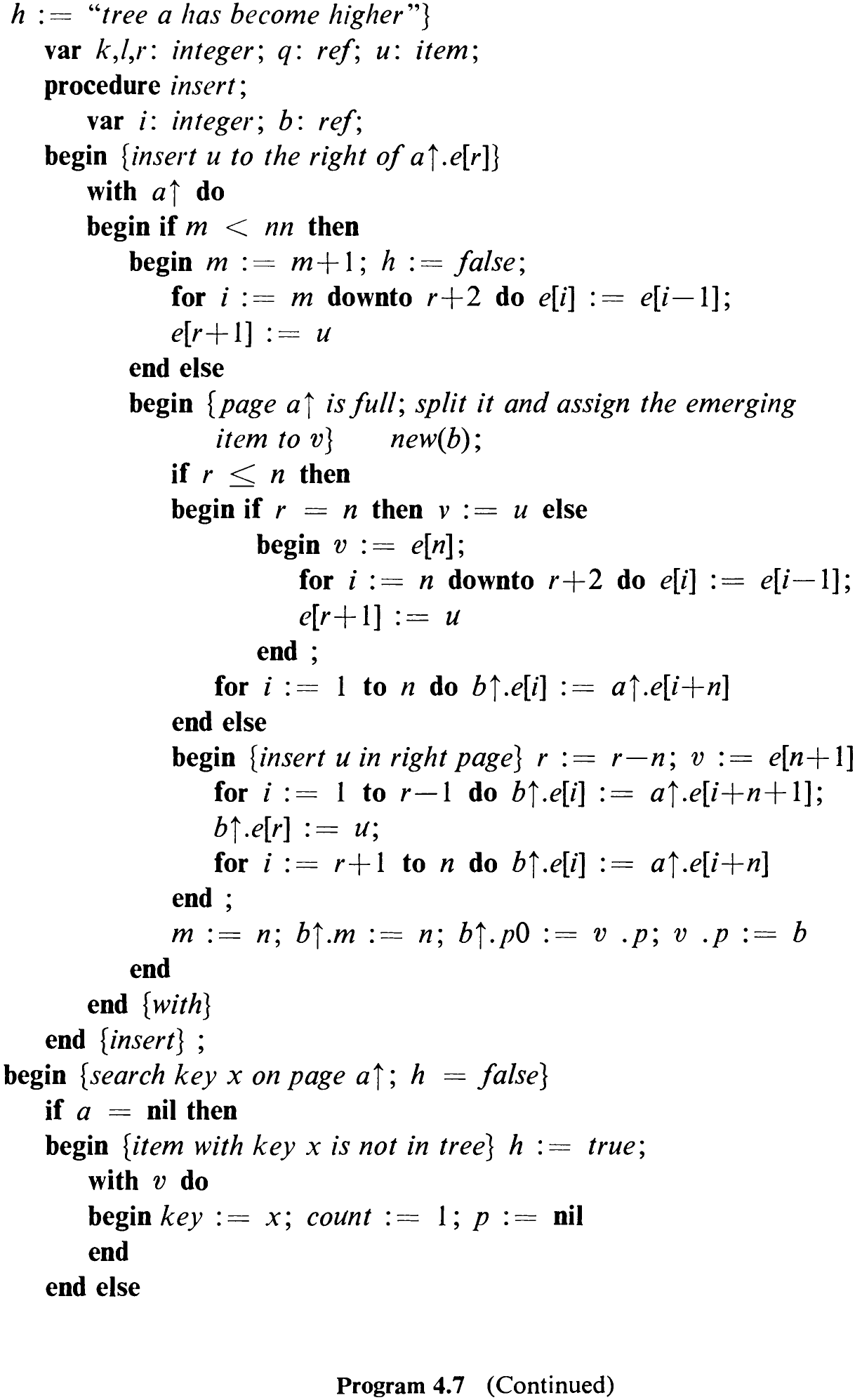 Program 4.7 (Continued)