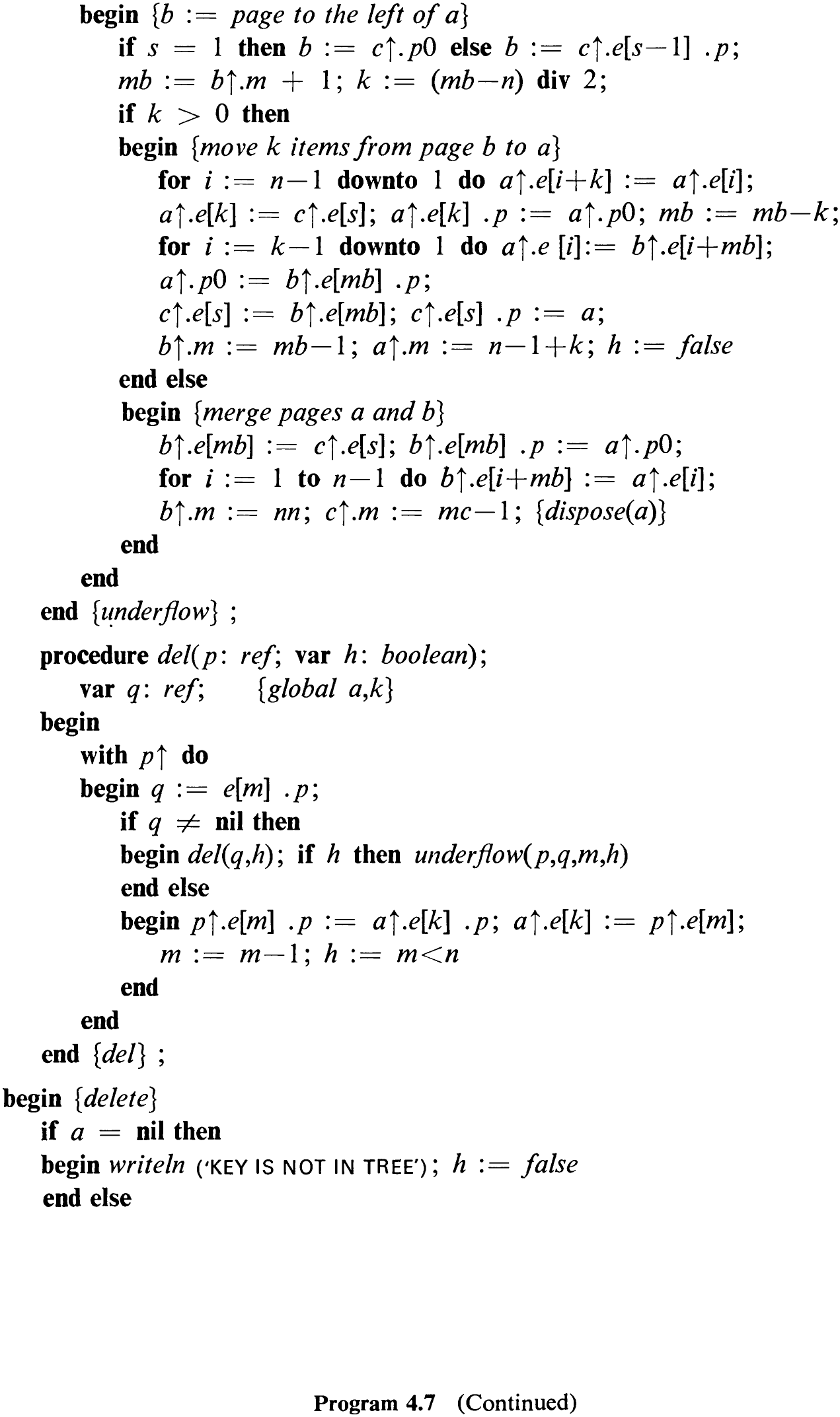 Program 4.7 (Continued)